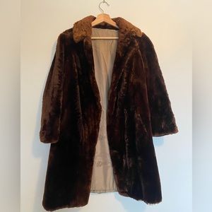 Vintage Faux Fur Coat